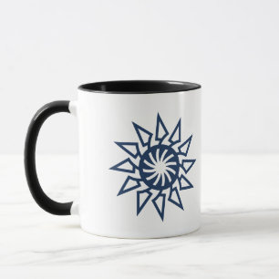 Mug Conception de soleil moderne géométrique