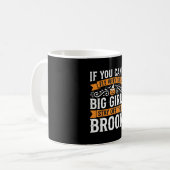 Mug Conception de sorcière à balai pour grandes filles (Devant gauche)