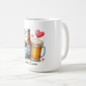 Mug Conception de souvenir de première fête des pères (Devant droit)