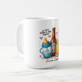 Mug Conception de souvenir de première fête des pères (Devant gauche)