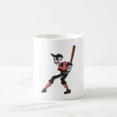 Mug conception de squelette de baseball pour joueurs d (Centre)