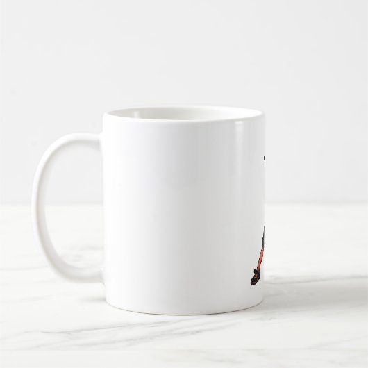 Mug conception de squelette de baseball pour joueurs d (Gauche)