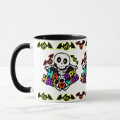 Mug Conception de squelette et de chauves-souris fanta (Gauche)
