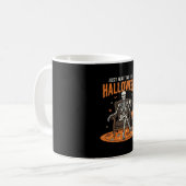 Mug Conception de squelette juste pour Halloween_1 (Devant gauche)