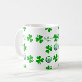 Mug Conception de St. Patrick's Day pour Classic-White (Devant gauche)