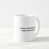 Mug Conception de style créatif Love You More  (Devant droit)