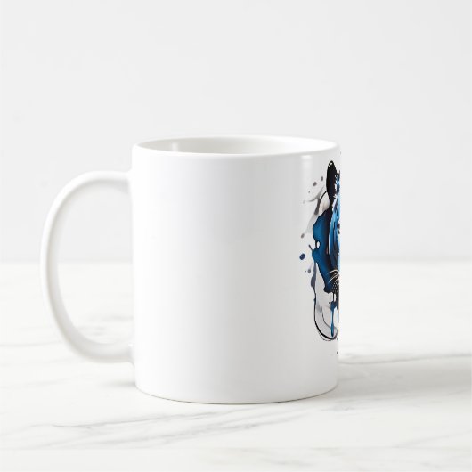 Mug Conception de style de tatouage de la collection d (Gauche)
