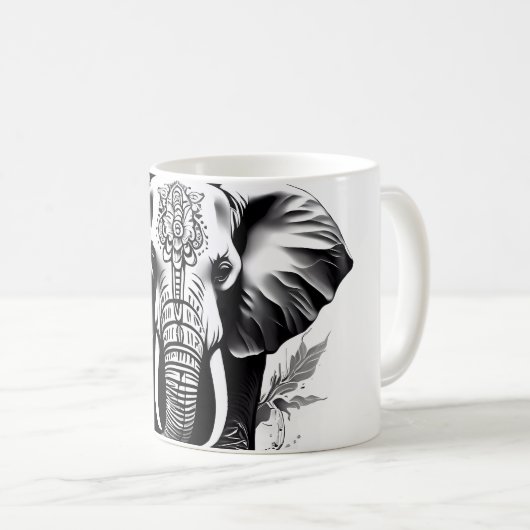Mug Conception de style de tatouage de la collection d (Devant droit)