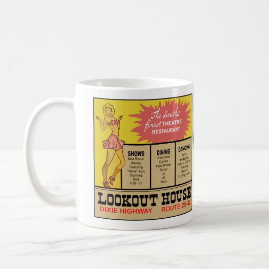 Mug Conception de style Retro Cincinnati Lookout House (Gauche)