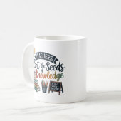 Mug Conception de sublimation de cadeau pour enseignan (Devant gauche)