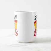 Mug Conception de supporter de football Espagne 2026 a (Centre)