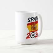 Mug Conception de supporter de football Espagne 2026 a (Devant droit)