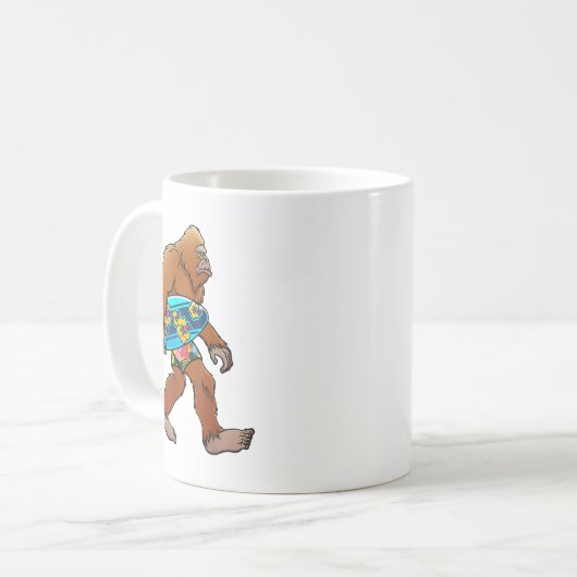 Mug Conception de surf cool pour hommes femmes surfeur (Devant gauche)