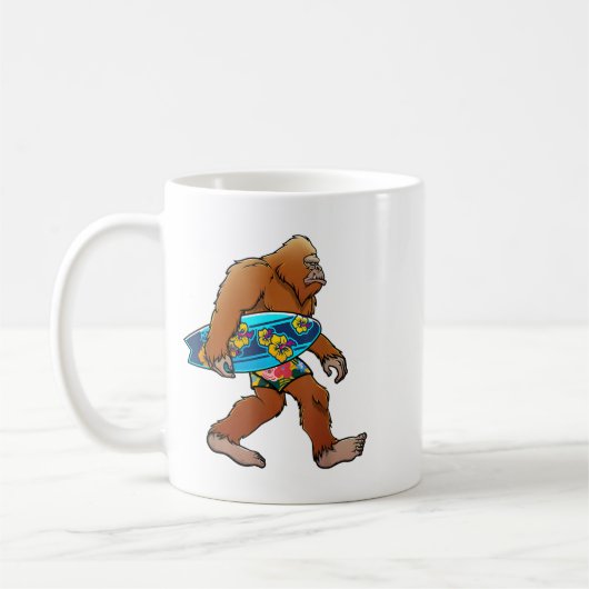 Mug Conception de surf cool pour hommes femmes surfeur (Gauche)