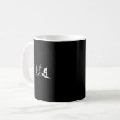 Mug Conception de surf cool pour hommes femmes surfeur (Devant gauche)