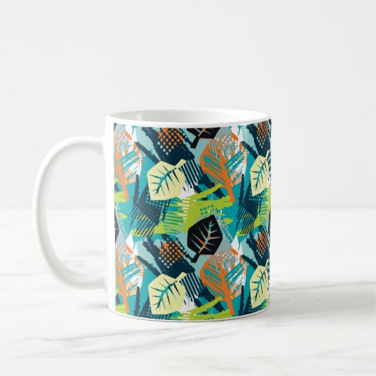 Mug conception de surface Abstraite, application de gr (Gauche)