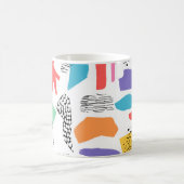 Mug Conception de surface dessinée à la main. Memphis (Centre)