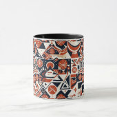 Mug Conception de surface géométrique abstraite modern (Centre)