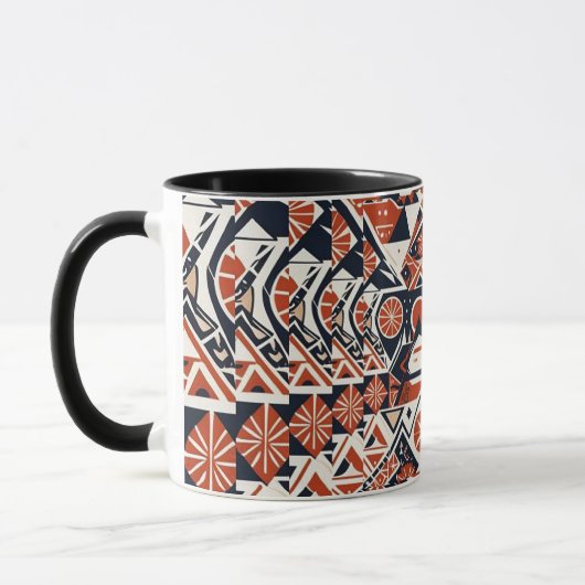 Mug Conception de surface géométrique abstraite modern (Gauche)