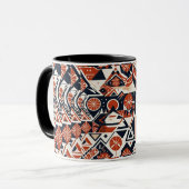 Mug Conception de surface géométrique abstraite modern (Devant gauche)