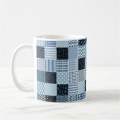 Mug Conception de surfaces composées. Motif de patchwo (Gauche)