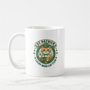 Mug Conception de T-shirt de chat mignon irlandais cha