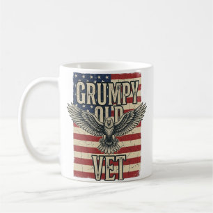Mug Conception de T-shirt de drapeau d'aigle patriotiq