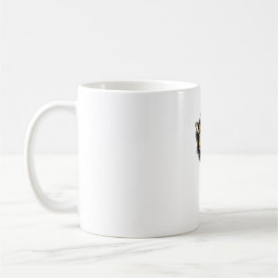 Mug Conception de T-shirt de girafe mignon gravé vinta