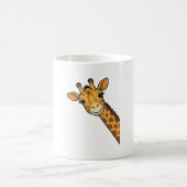 Mug Conception de T-shirt de girafe qui regarde gravur (Centre)