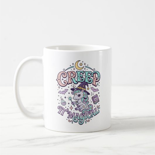 Mug Conception de T-Shirt de Style Rétro Magique de Li (Gauche)