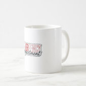 Mug Conception de t-shirt de typographie du service de (Devant droit)