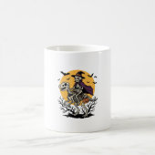 Mug Conception de T-shirt Halloween dinosaure squelett (Centre)