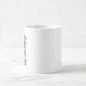 Mug Conception de T-shirt Halloween vintage squelette (Centre)