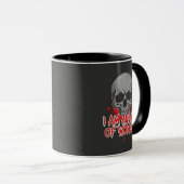 Mug Conception de T-Shirt Peur des Femmes (Devant droit)