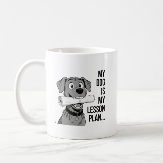 Mug Conception de T-Shirt pour le plan de cours de mon (Gauche)