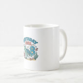 Mug Conception de t-shirt pour les 8 ans de la fille d (Devant droit)