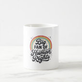 Mug Conception de T-Shirt Vectoriel Rétro Arc-en-Ciel  (Centre)
