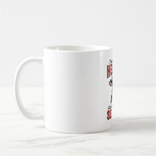Mug Conception de t-shirt vintage de vache à l'ouïe sé