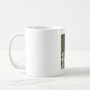 Mug Conception de T-shirt vintage drapeau américain ca