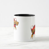 Mug Conception de tatouage de bannière traditionnelle  (Centre)