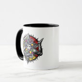 Mug Conception de tatouage sicilien Trinacria  (Devant gauche)