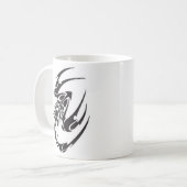 Mug Conception de tatouage tribal de scorpion (Devant gauche)