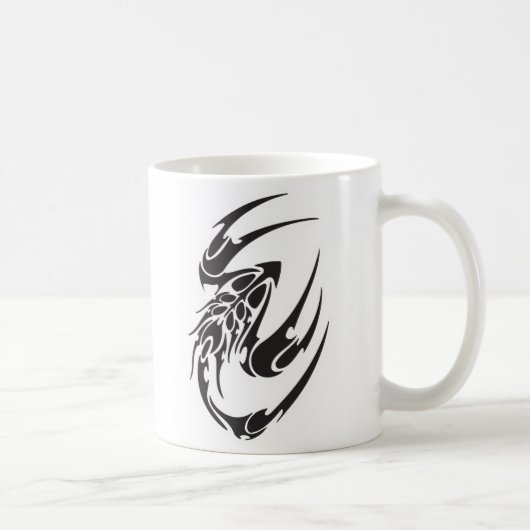 Mug Conception de tatouage tribal de scorpion (Droite)