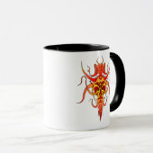 Mug Conception de tatouage tribal Demon (Devant droit)