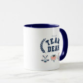 Mug Conception de Team Dean pour les fans de Gilmore G (Devant droit)