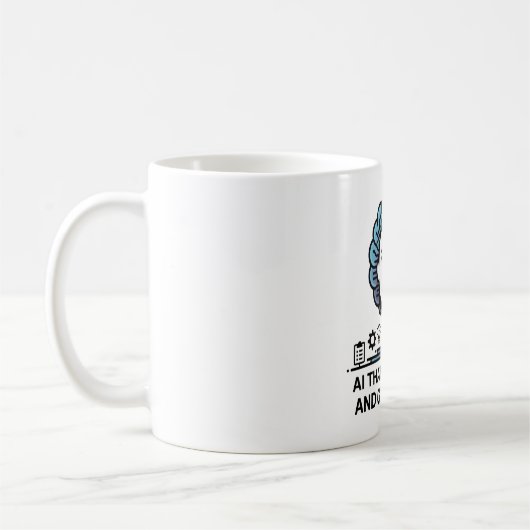 Mug Conception de technologie de cerveau d'IA pour les (Gauche)
