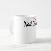 Mug Conception de technologie pour ongles pour femmes  (Devant gauche)