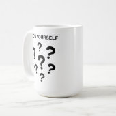 Mug conception de tee-shirt avec texte en gras motivan (Devant gauche)