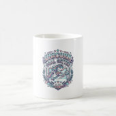 Mug Conception de tee-shirt graphique de style rétro L (Centre)