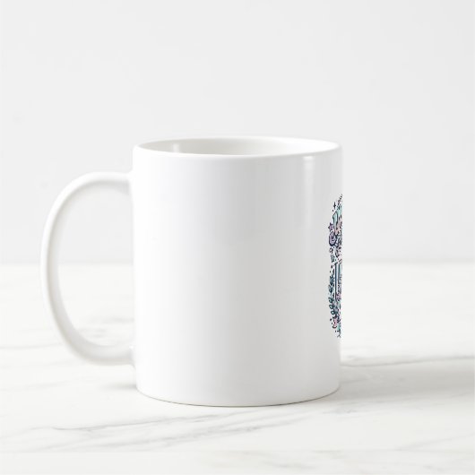 Mug Conception de tee-shirt graphique de style rétro L (Gauche)